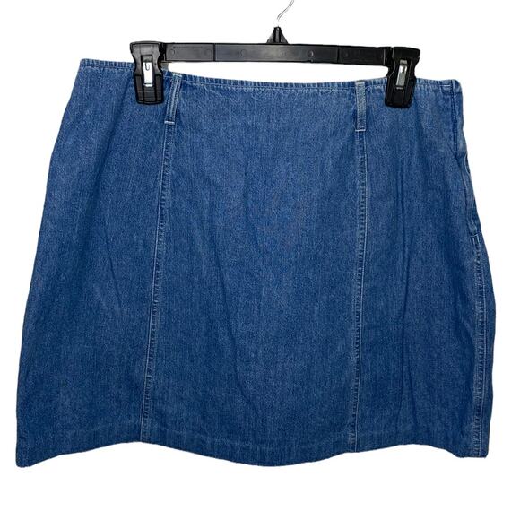 Anne Klein Denim Jean Skirt Size 14 - Picture 2 of 6